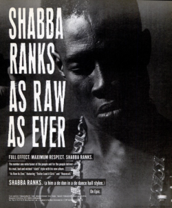 generationterrorists:  Shabba Ranks featured in SPIN Magazine July 1991 issue  