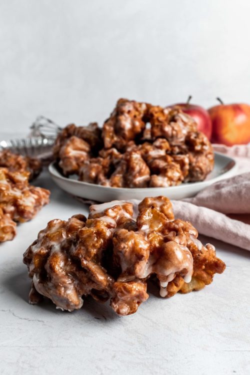 sweetoothgirl:  apple fritters with pecans