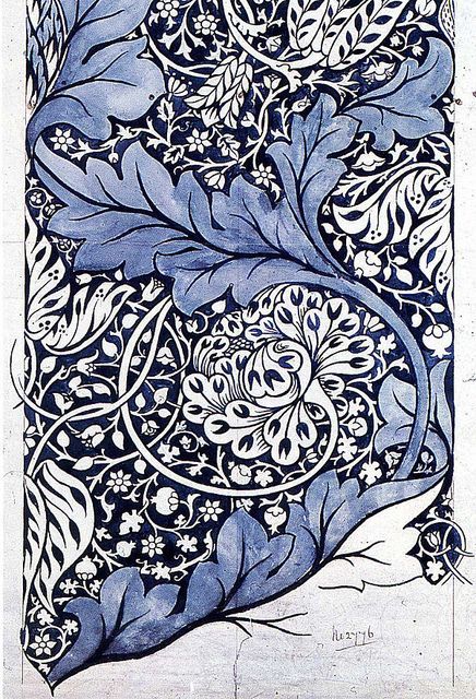 huariqueje:  William Morris designs  British 1834-1896 - -Tulip and Willow,  1973  -  Watercolour -  Apple~counted cross stitch pattern   -  Sunflowers -  Florals -  Design for Avon Chintz,  1886    -  Kennet, 1883   