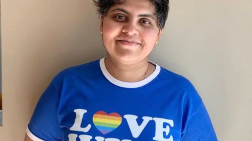 Dakshima Haputhanthri is a lesbian social worker and former lawyer. Born in Sri Lanka, she emig