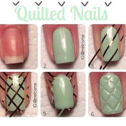 best-lovequotes:  DIY Quilted Nails Pictures,