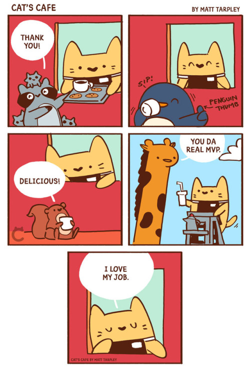 catscafecomics: A little thanks goes a long way.