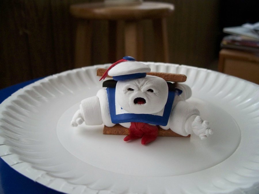 thefrogman:  S’more Puft by Brad Hill [website | deviantART]  This is epic.