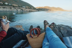 hannaoliviaway:  fresh salty air, little kisses, a hike down a dusty trail, holding hands, quality time. these little things are what I live for. I turned 26 today and it was a really good day.