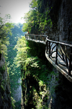 misterlemonzafterlife:  mountaineous:Cliff Hugging walkways | PerkyBeans https://MisterLemonzAfterlife.tumblr.com/archive