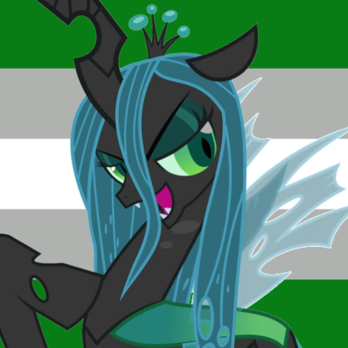 Greyromantic Queen Chrysalis stimboard!    |   |