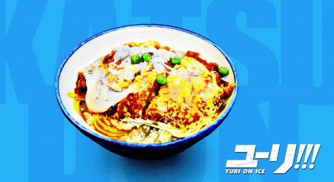 onionchoppingninja:YURI’S KATSUDON from  ユーリ！！！Yuri on IceIf people say that they are going to becom