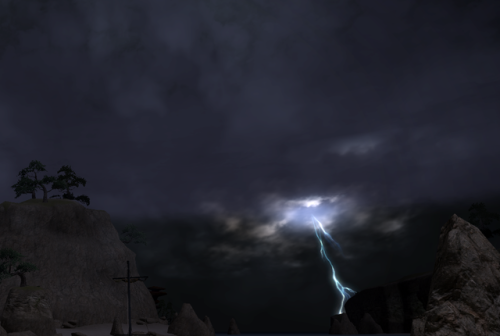 duskrecluse:Lightning over the Ruby Sea