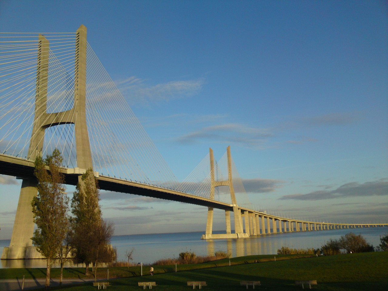 citylandscapes:  Vasco da Gama bridge, Lisbon, Portugal. 