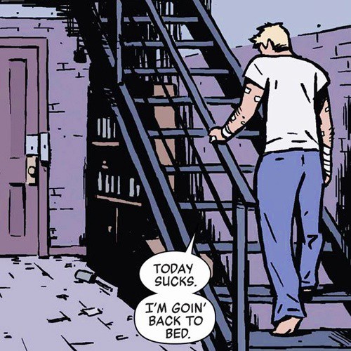 from Hawkeye 09 by Matt Fraction and David Aja#mooda Marvel Trumps Hate (@marveltrumpshate) 2020 auc