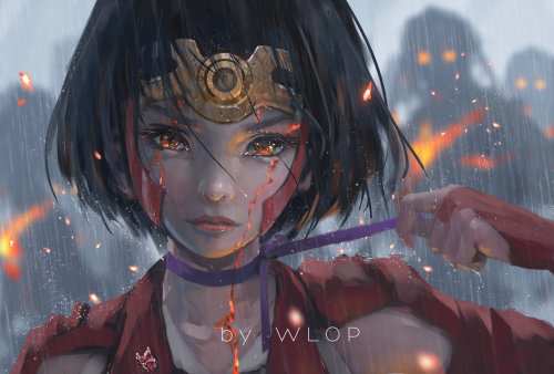 wlopwangling:  Mumei by wlopMumei from kabaneri of the iron fortressdefinite one of my favourite character this year!I’ll provide full normal speed video process on my patreon:www.patreon.com/posts/5393081