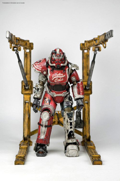 goodsmilecompanyunofficial: T-51 Power Armor - Nuka Cola Armor Pack from Fallout 4, by threezer