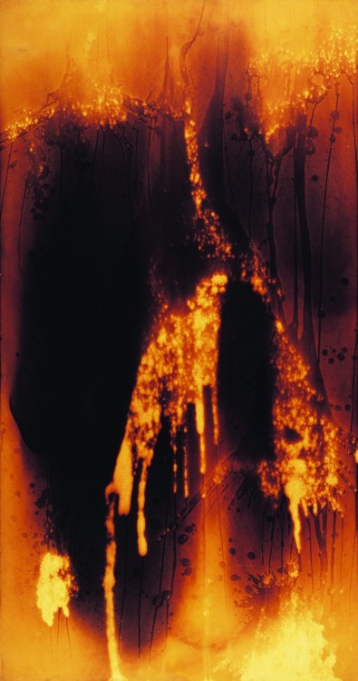 Yves Klein, “Untitled Fire Painting (F 27 I),” (1961).