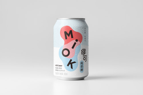 MIOK Milk Beer Packaging by IBEA DesignMiok is a milk beer brand that started in Hangzhou, China, in