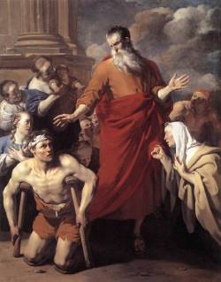 St Paul Healing the Cripple at Lystra by