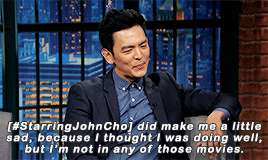 colinfirth:@JohnTheCho: Stop turning Asian roles white. It’s bullshit and we all know it.