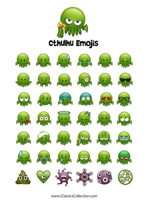 iclassicscollection: Cthulhu stickers