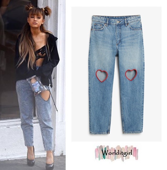 ariana grande jeans outfits