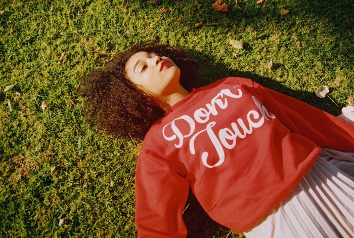 cruelbby:  Don’t Touch Amandla Stenberg by Petra Collins   I need this shirt!!!