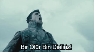 Korkma, sönmez bu şafaklarda yüzen al sancak; Sönmeden yurdumun üstünde tüten