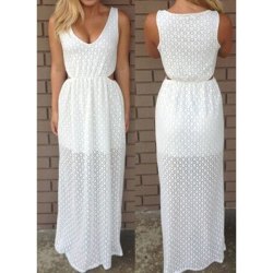 fitness-fits-me:  White Maxi Dress for ผ.57♡