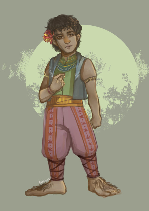 Frodo Baggins! The hobbits take their visual cues from Taiwanese aborigine peoples (mostly the Puyum