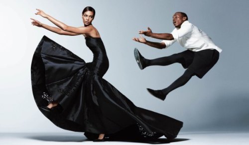 devoutfashion:WSJ Magazine November 2014Model: Joan Smalls & Lil BuckPhotographer: Daniel Jackson