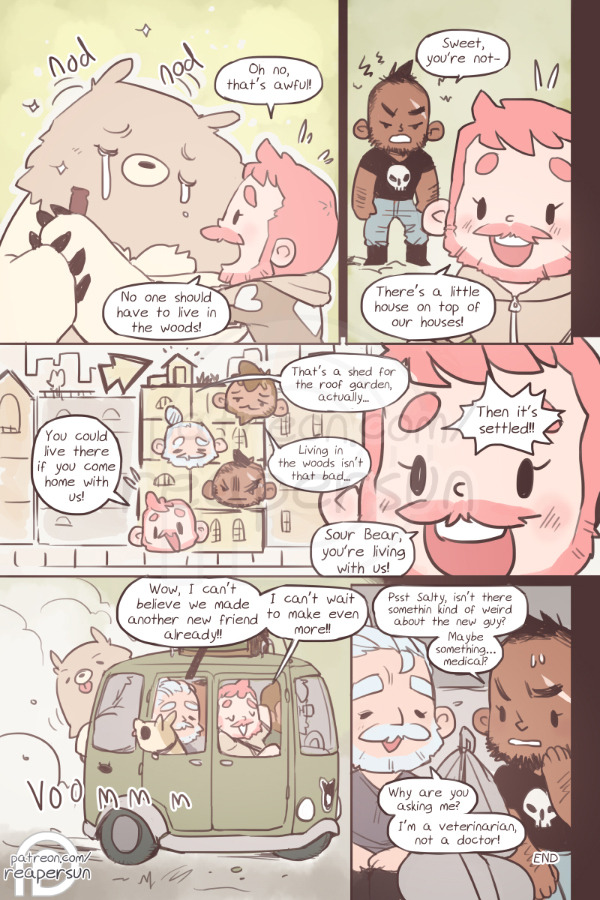 sweetbearcomic: Support Sweet Bear on Patreon -&gt; patreon.com/reapersun ~Read