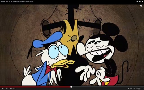 cheekstuff:kenneththinks:Workin’ Stiff | A Mickey Mouse Cartoon | Disney ShortsLove