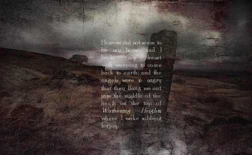 currentlyderomanus: LITERATURE MEME | 7 characters - (5) catherine earnshaw from emily brontë’s wuthering heights  “I cannot express it; but surely you and everybody have a notion that there is or should be an existence of yours beyond you. What