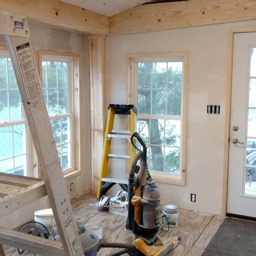 Finally ready to put some primer on these walls! #neverendingproject www.instagram.com/p/Bsb