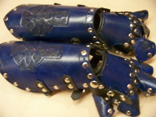 strongholdleather:  Continuing yesterdays post of specialty gauntlets… These are just the ones we have pictures of from before we sold them. 