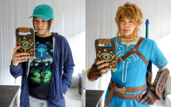 behindinfinity:  Here are convention memories from my Sheikah Slate, hahah! I had so much fun wearing BotW Link! 🍃After doing theater work for 6 months, I finally had time to put a cosplay together again and Link after a 100-year nap seemed appropriate.