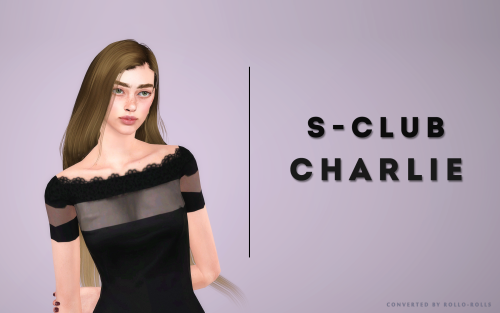 S-Club Hair N42 Charlie:polycount: 16kcustom thumbnailoriginal xDOWNLOAD HAIR N42 CHARLIE // MIRRORS