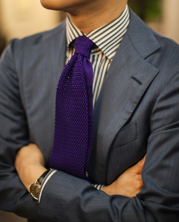 bntailor:  Liverano &amp; Liverano Knit Ties at B&amp;Tailorshop  I love