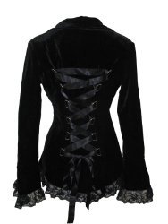 Skelapparel Victorian corset jacket