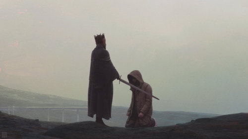 Queen and the knight by YURISHWEDOFF