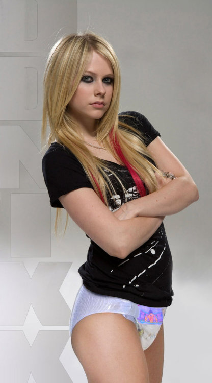 Porn Pics abjane:  Avril Lavigne in a nappy