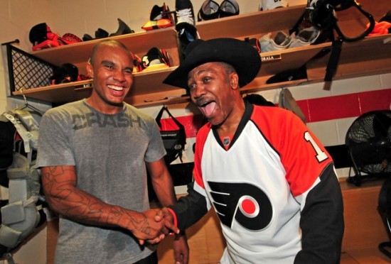 Hockey Players with Tattoos — Ray Emery tattoos. Source:  fans.flyers.nhl.com;