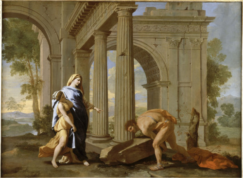 Thésée retrouve l'épée de son père = Theseus Finding His Father’s SwordNicolas Poussin (French;