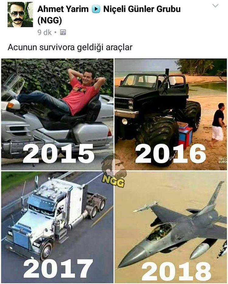 Acunun survivora geldiği...