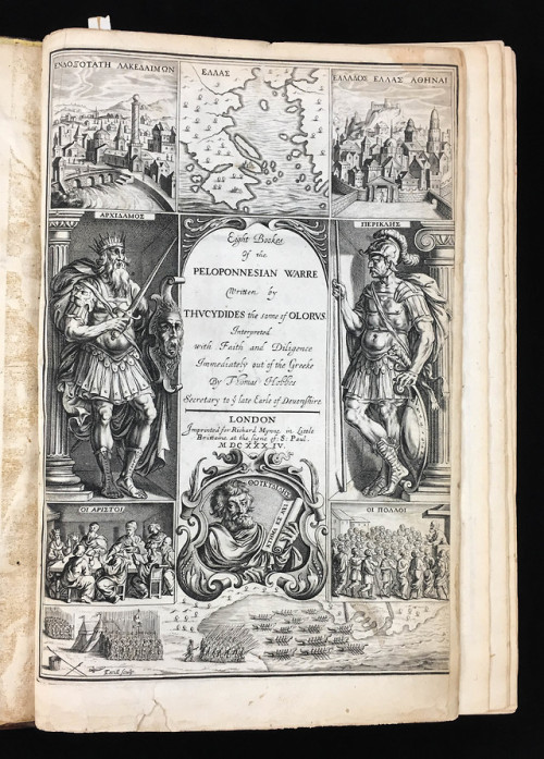 Engravings from a 1634 translation of Thucydides&rsquo; History of the Peloponnesian War. Check out 