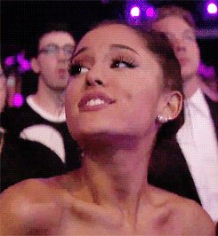 dailyarianagifs - During Justin Bieber’s Performance at the...