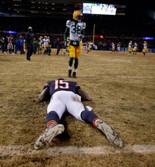 The agony of defeat. 
