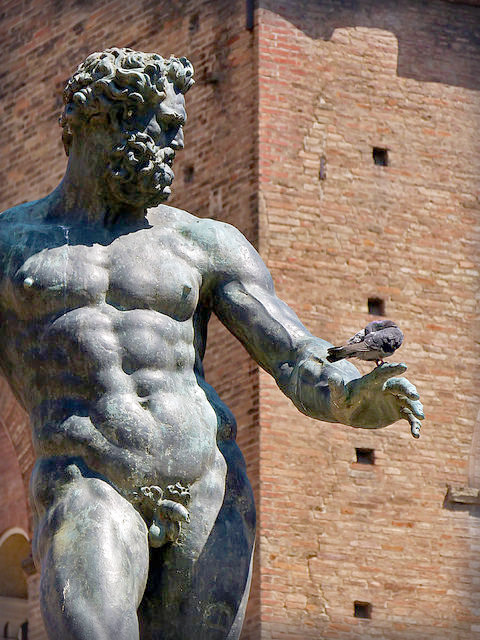 stonemen:Giambologna-Neptuno-Bolonia-Italy Small dicks are a work of art.