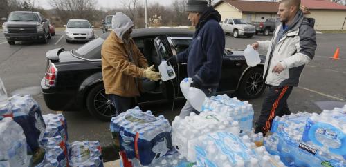 trashgender-garbabe-nova: micdotcom: Bottled water donations in Flint, Michigan have plummetted, but