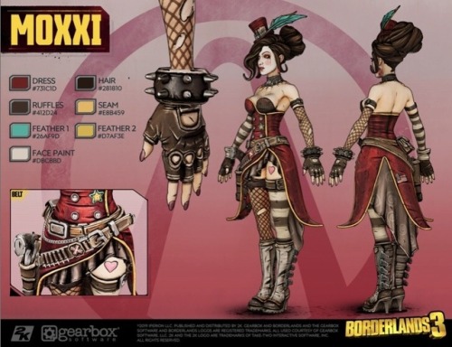 Today Borderlands 3 has been released!!!Are you thinking about to do Moxxi cosplay? Look the sewing 