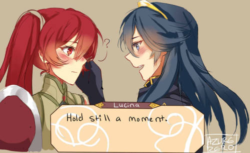 azure-zer0: I’ve never actually played this game, but I ship these two a lot. Lucisev comic in