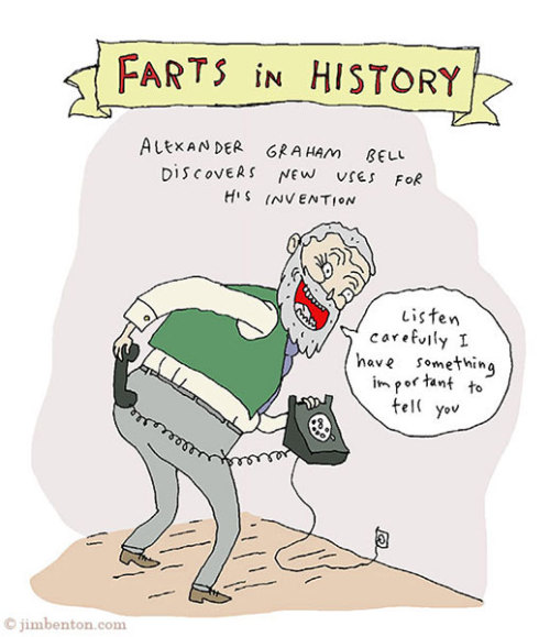 thefrogman:Farts in history by Jim Benton [website | twitter][h/t: bluedogeyes]