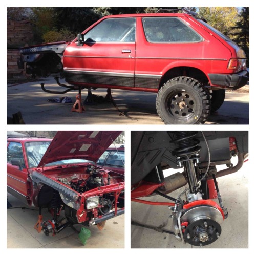 thelandcrab:  k-catch:  thelandcrab:  I bought the Land Crab in 1999 for 踰. At that time it was a front wheel drive automatic that wouldn’t go into 3rd gear. It would be a realistic solution for many people to send a 20 year old economy car with
